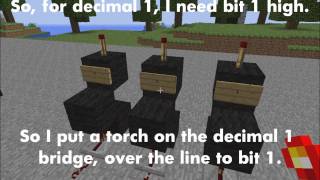 Minecraft Decimal to Binary Decoder Tutorial