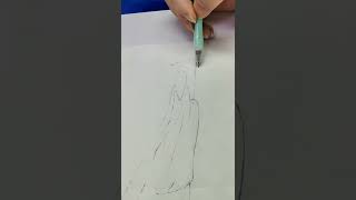 30秒简单教你如何在卫生纸上画画#卫生纸上作画#一学就会