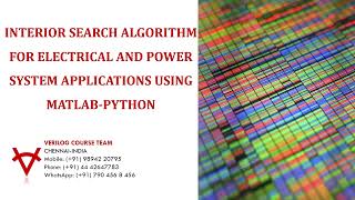 INTERIOR SEARCH ALGORITHM FOR ELECTRICAL AND POWER SYSTEM APPLICATIONS USING MATLAB-PYTHON