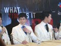 2pm speaking tagalog at the manila press conference