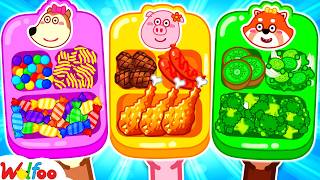 NEW: Lucy, What’s Inside My Lunchbox? Healthy Food vs Junk Food | Wolfoo Channel