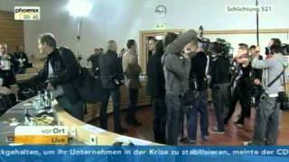 22.10.2010 S21 Schlichtung, Teil 1 (von 09.15 bis 10.00 Uhr)