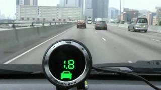 Mobileye 防意外功能 - 安全車距警報 (HMW)