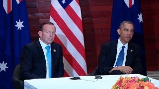 President Obama meets with the Prime Minister of Australia