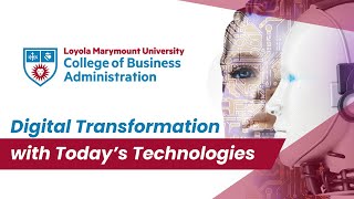 Digital Transformation with Today’s Technologies