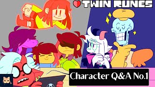 Twin Runes Q\u0026A no. 1 [ Deltarune/Undertale Comic Dub ] (ft. @theakanemnon )