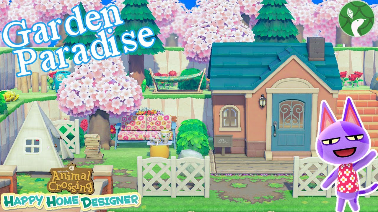 Bob's Garden Paradise 🌸 Animal Crossing Happy Home Paradise Speed Build ...