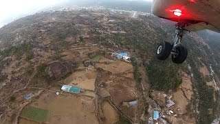 Epic View into World's Most Extreme Airport!