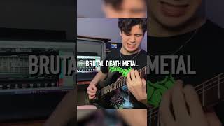 EVERY Type of Death Metal #metal #guitar #shorts #music