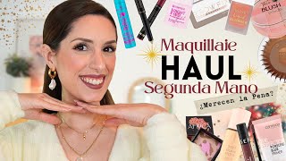 💖 ¿MERECEN LA PENA? ​💔​ |  Haul Maquillaje de Segunda Mano 💄 + Joyitas Vesiica ✨ (Mini AD)