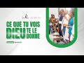 CE QUE TU VOIS DIEU TE LE DONNE --- SERV. ALINE DJOUMESSI