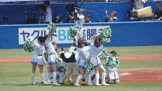 E-girls ごめんなさいのKissing You　Follow Me 　東京ヤクルトスワローズ パッションズ passions 試合前グランドショー