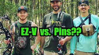 EZ-V Bowsight VS. Pin Sights | 3D ARCHERY COURSE!!