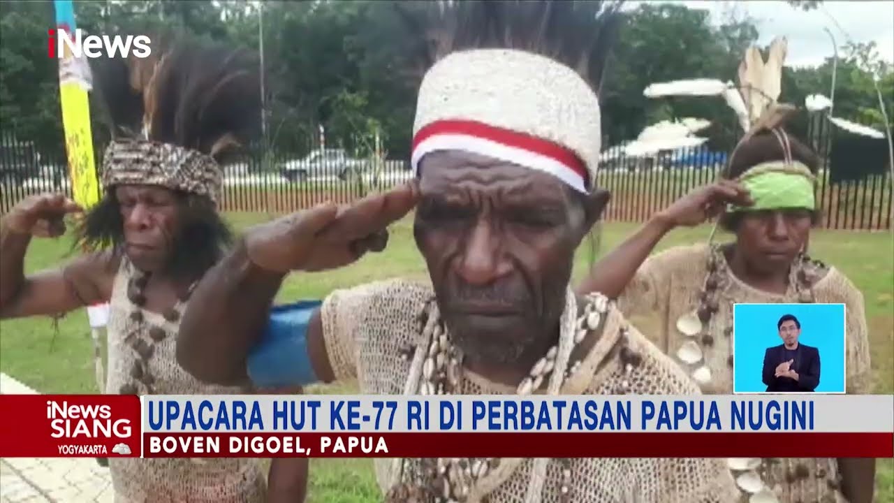 Upacara HUT Ke-77 RI Di Papua, Warga Eksodus Ke Papua Nugini Ingin Ke ...