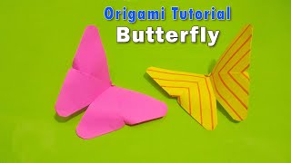 how to make a paper butterfly origami tutorial