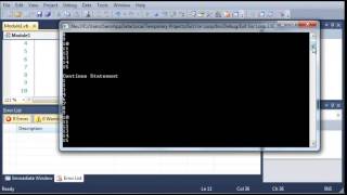 Visual Basic Tutorial 29 Continue For
