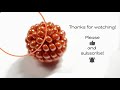 beaded bead using 11° around an 8mm bead tutorial