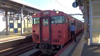 山陰本線キハ40系　出雲市駅発車