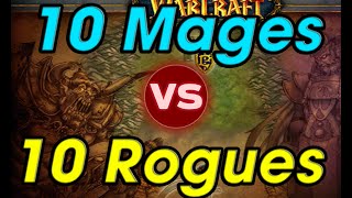 10 Mages vs 10 Rogues | Warsong Gulch | Game #2