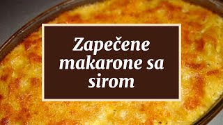 Zapečene makarone sa sirom