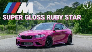 2016 BMW M2 | Super Gloss Ruby Star Wrap | Timelapse | PT Custom Graphics