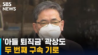 '아들 퇴직금' 곽상도 두 번째 구속 기로…혐의 부인 / SBS