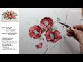 꽃 그림 수채화 동백꽃 그리기_camellia_watercolor paintinng_ 물고기아트 아뜰리에