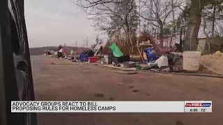 North Carolina advocacy groups react to bill proposing rules for homeless camps