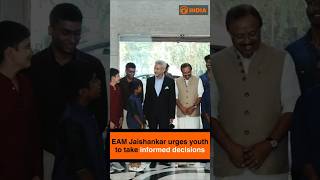 EAM Jaishankar urges youth to take informed decisions