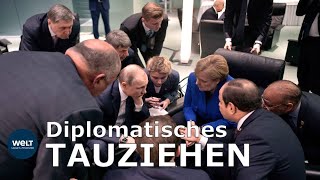 LIBYEN-KONFERENZ: Merkel bestellt Kriegsbeteiligte nach Berlin