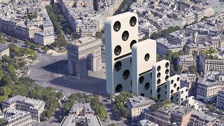 Domino Effect - The largest domino simulation on Real Footage