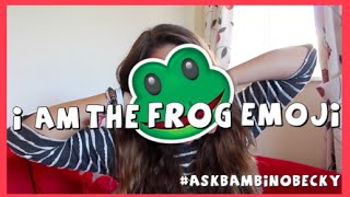 I Am The Frog Emoji | Bambinobecky