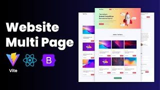 Tutorial React Website - Membuat Website Responsive dengan ReactJs Vite Bootstrap Swiper ...