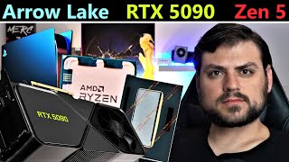 Intel Arrow & Lunar Lake Release Date, Nvidia RTX 5090 GDDR7, PS5 Pro, AMD Zen 5