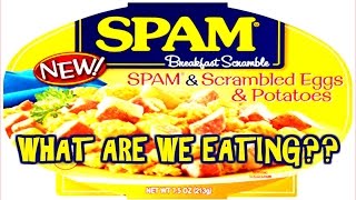 Hormel Compleats SPAM Breakfast Scramble - WHAT ARE WE EATING?? - The Wolfe Pit