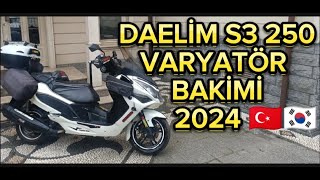 DAELİM S3 250 ADVANCE VARYATÖR GENEL BAKIMI 2024🇹🇷🇰🇷