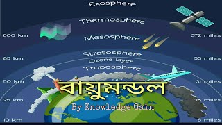 Atmosphere of Earth in Bengali | পৃথিবীর বায়ুমন্ডল | By Knowledge Gain |