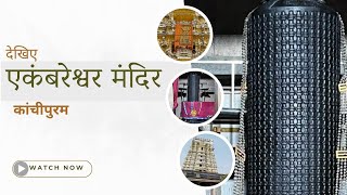 देखिये एकम्बरेश्वर मंदिर के बारे में | Ekambareshwarar Mandir | Prithvi Lingam | Hindi | Velpu |