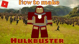 How To Make The Hulkbuster In Roblox Superhero Life 2 -