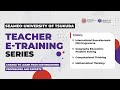 [Zoom] SEAMEO-UT Teacher E-training Orientation 2024 (Tue18Jun 9:15-11:00am BKK Time)