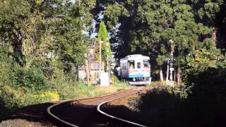 ひたちなか海浜鉄道湊線　金上－中根　ミキ300-103　2014/11/06