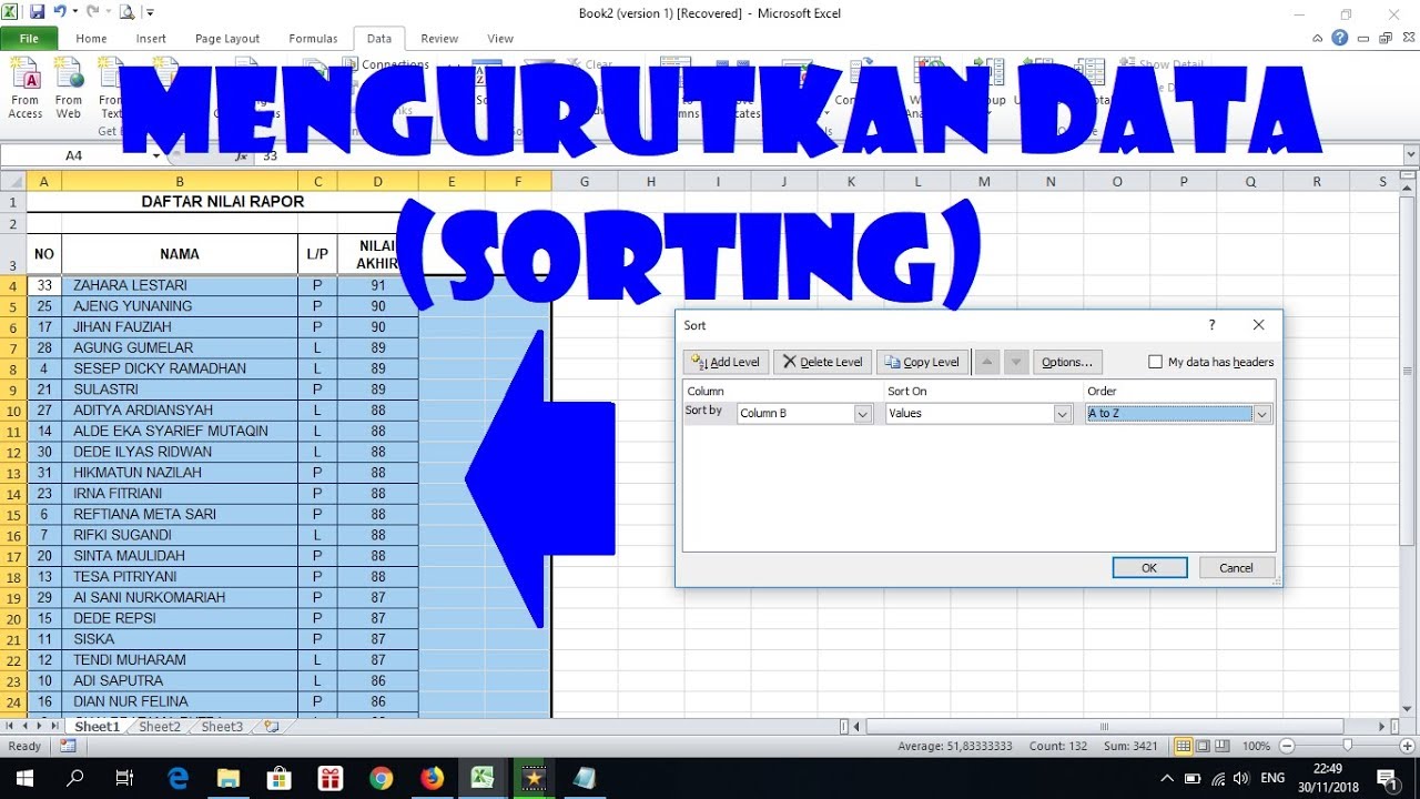 Cara Merubah Nama Bulan Menjadi Angka Di Excel - Microsoft