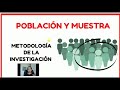 población y muestra ejemplo proyectos de investigación metodología de la investigación