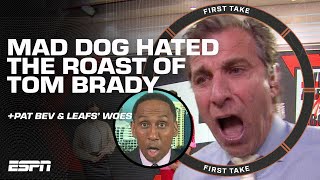 'TOM BRADY'S ROAST WAS GARBAGE!' 🤬 Mad Dog's hot take has Stephen A. up in arms