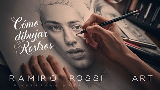 "CÓMO DIBUJAR UN ROSTRO DE FRENTE" #ramirorossi #retratos #dibujo #lapiz #drawing #portrait
