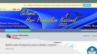 bantuan pengelolaan jurnal ilmiah tahun 2022