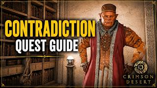 How to do the Contradiction Quest | Answering the Institute Steward's Questions in Crimson Desert
