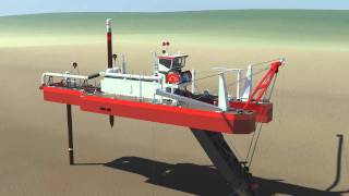 Animation cutter dredge (Beaver B50, general)