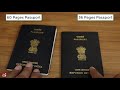 36 page and 60 page passport in hindi by ishan