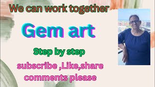 Bhinder Dulai is live! Let’s go do gem art together #colour5#subscribe #sewingtips #diy #like #share